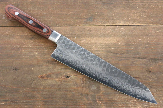 Jikko VG10 17 ชั้น มีด Kiritsuke Gyuto มีดทำครัวญี่ปุ่น 200mm ด้ามมะฮอกกานี
