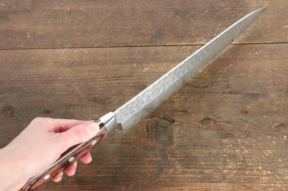 Jikko VG10 17 ชั้น มีดกิวโตะ Gyuto มีดทำครัวญี่ปุ่น 240mm ด้ามไม้มะฮอกกานี