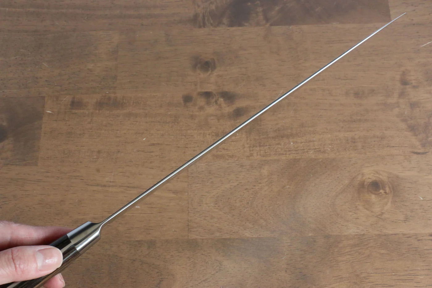 Seisuke R2/SG2 มีดเลาะเอ็น Sujihiki มีดทำครัวญี่ปุ่น 240mm ด้ามไม้ Pakka wood สีน้ำตาล