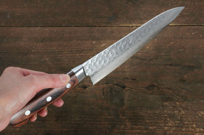 Jikko VG10 17 ชั้น มีดกิวโตะ Gyuto มีดทำครัวญี่ปุ่น 180mm ด้ามไม้มะฮอกกานี