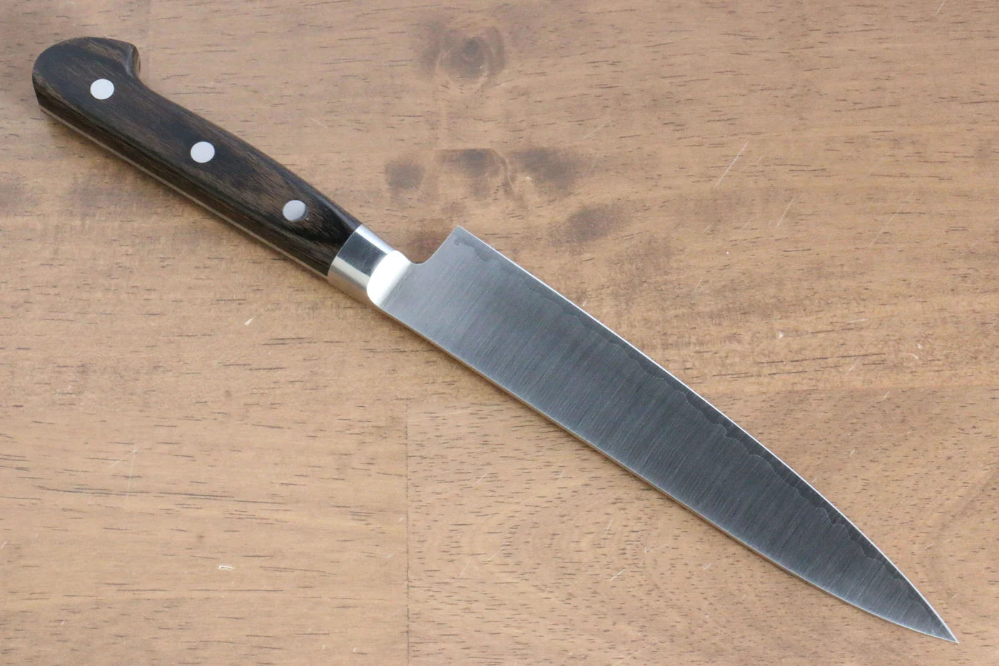 Seisuke R2/SG2 มีดขนาดเล็ก  Petty มีดทำครัวญี่ปุ่น 150mm ด้ามไม้ Pakka wood สีน้ำตาล