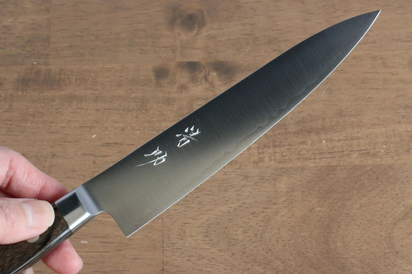 Seisuke R2/SG2 มีดขนาดเล็ก  Petty มีดทำครัวญี่ปุ่น 150mm ด้ามไม้ Pakka wood สีน้ำตาล