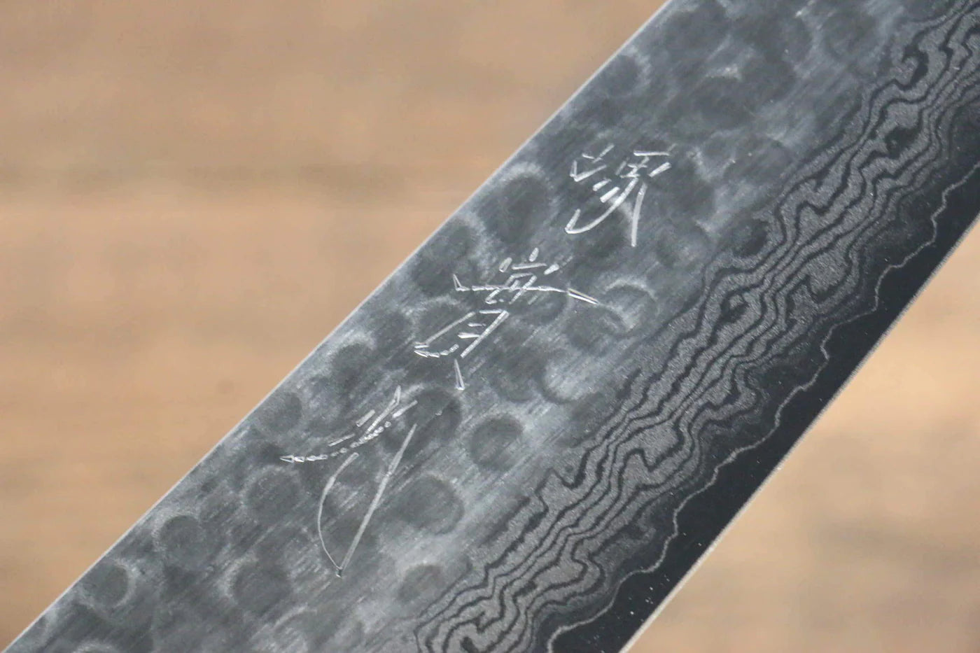 Jikko VG10 17 ชั้น มีด Kiritsuke Gyuto มีดทำครัวญี่ปุ่น 170mm ด้ามมะฮอกกานี