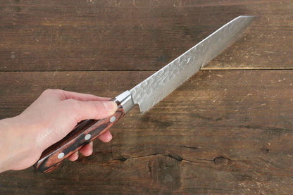 Jikko VG10 17 ชั้น มีด Kiritsuke Gyuto มีดทำครัวญี่ปุ่น 170mm ด้ามมะฮอกกานี