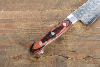 Jikko VG10 17 ชั้น มีด Kiritsuke Gyuto มีดทำครัวญี่ปุ่น 170mm ด้ามมะฮอกกานี