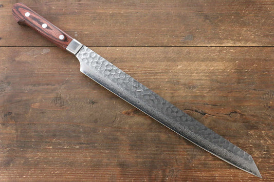 Jikko VG10 17 ชั้น มีด Kiritsuke Yanagiba มีดทำครัวญี่ปุ่น 300mm ด้ามมะฮอกกานี