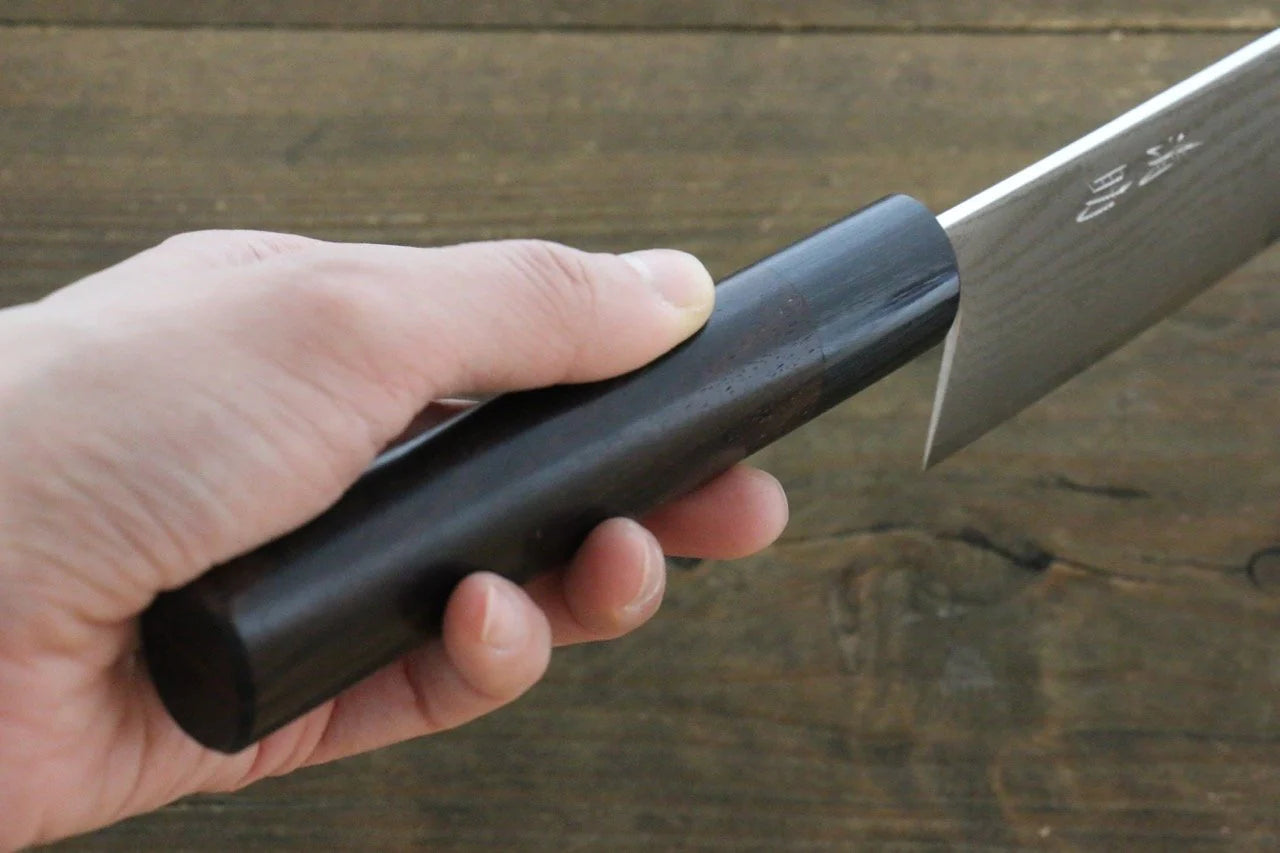 Seisuke VG10 ดามัสกัส 63 ชั้น มีด Santoku มีดทำครัวญี่ปุ่น 165mm ด้ามไม้พะยูง