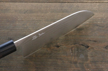 Seisuke VG10 ดามัสกัส 63 ชั้น มีด Santoku มีดทำครัวญี่ปุ่น 165mm ด้ามไม้พะยูง
