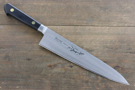 Misono Swedish Steel (เหล็กสวีเดน) สลักลายดอกบ๊วย มีดกิวโตะ Gyuto มีดทำครัวญี่ปุ่น 210mm