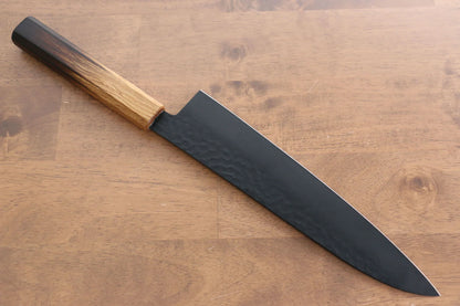 Sakai Takayuki Kurokage VG10 ลายค้อนตี เคลือบเทฟลอน มีดกิวโตะ Gyuto มีดทำครัวญี่ปุ่น 240mm ด้ามไม้โอ๊กเผา