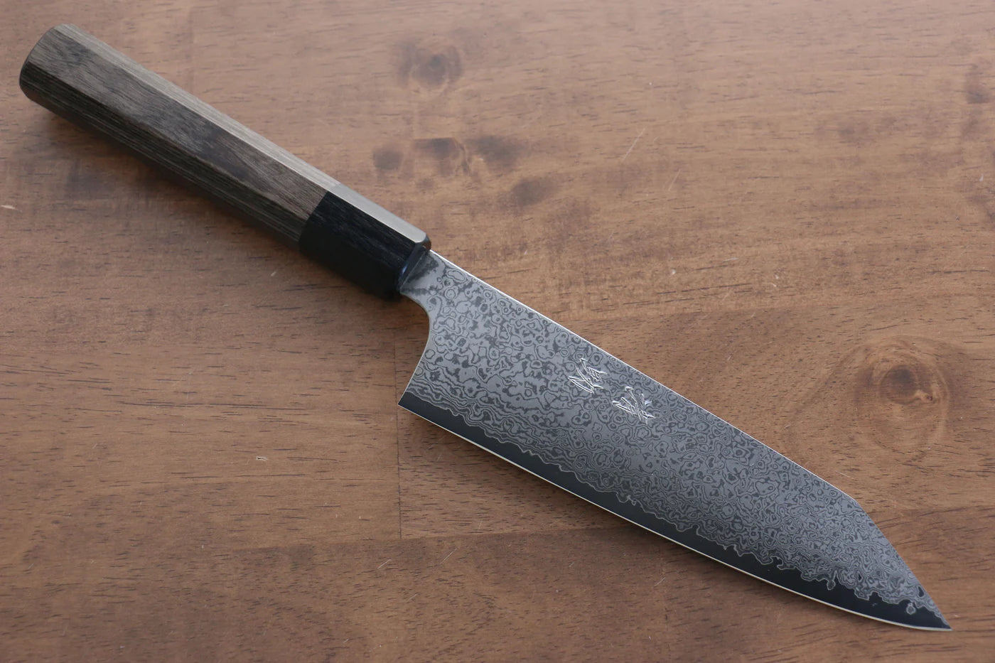Seisuke VG10 ดามัสกัส 33 ชั้น มีด Kiritsuke Santoku มีดทำครัวญี่ปุ่น 165mm ด้ามไม้ Pakka wood สีเทา