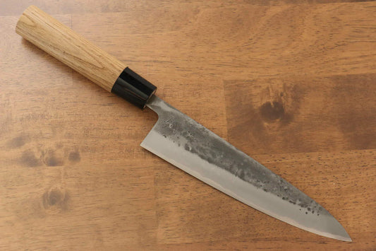 Seisuke Blue Steel (บลูสตีล) No.2 ลายคล้ายผิวลูกสาลี่ มีดกิวโตะ Gyuto มีดทำครัวญี่ปุ่น 180mm ด้ามเกาลัด