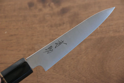 Seisuke Swedish Steel-stn (เหล็กสวีเดน stn) มีดขนาดเล็ก  Petty มีดทำครัวญี่ปุ่น 120mm ด้ามไม้เกาลัดเผา