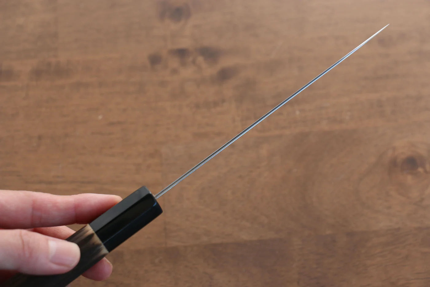 Seisuke Swedish Steel-stn (เหล็กสวีเดน stn) มีดขนาดเล็ก  Petty มีดทำครัวญี่ปุ่น 150mm ด้ามไม้เกาลัดเผา
