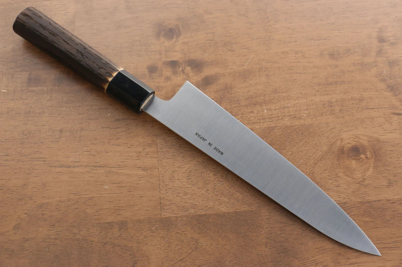 Seisuke Swedish Steel-stn (เหล็กสวีเดน stn) มีดกิวโตะ Gyuto มีดทำครัวญี่ปุ่น 210mm ด้ามไม้เกาลัดเผา