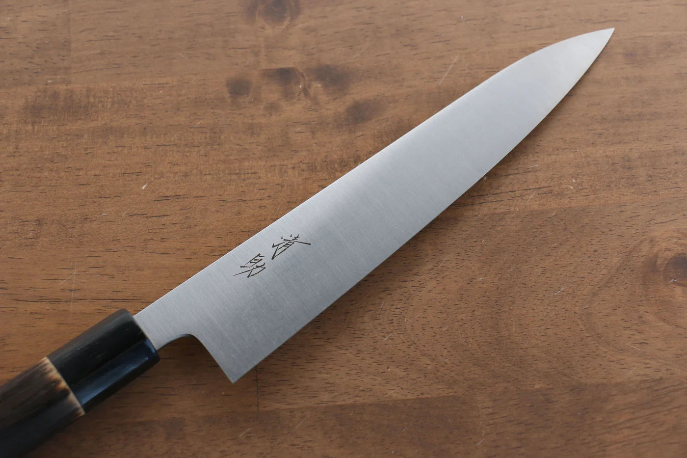 Seisuke Swedish Steel-stn (เหล็กสวีเดน stn) มีดกิวโตะ Gyuto มีดทำครัวญี่ปุ่น 210mm ด้ามไม้เกาลัดเผา