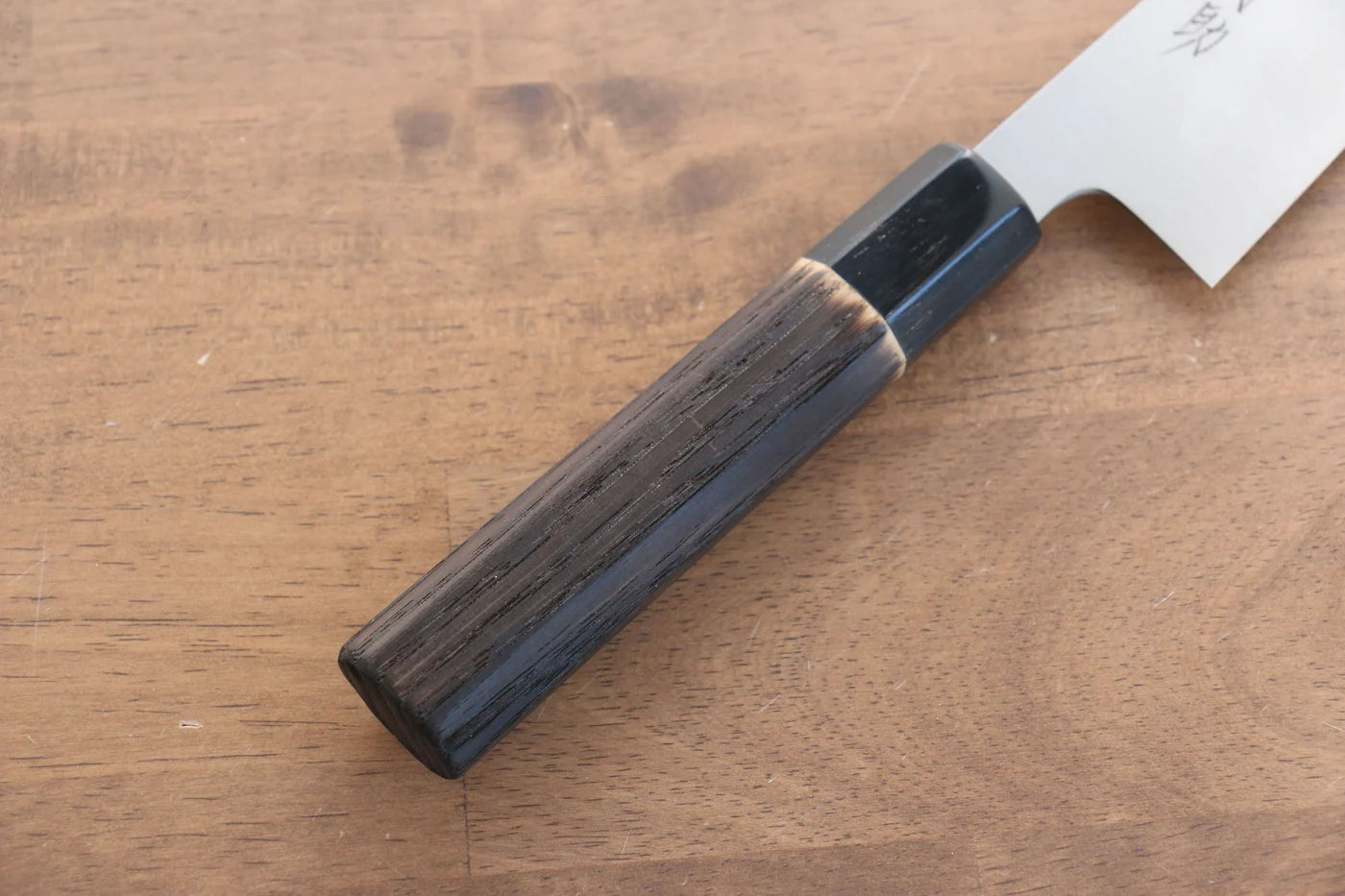 Seisuke Swedish Steel-stn (เหล็กสวีเดน stn) มีดกิวโตะ Gyuto มีดทำครัวญี่ปุ่น 210mm ด้ามไม้เกาลัดเผา