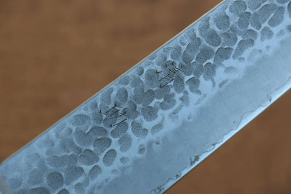 Seisuke AUS8 ลายค้อนตี มีดกิวโตะ Gyuto มีดทำครัวญี่ปุ่น 240mm ด้ามไม้ Pakka wood สีน้ำตาล