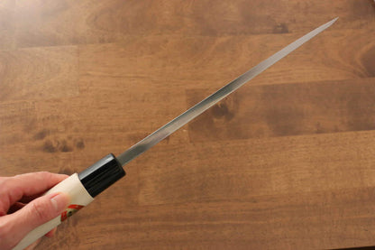 Sakai Takayuki Kasumitogi White Steel (เหล็กกล้าขาว) มีด Deba มีดทำครัวญี่ปุ่น 225mm ด้ามต้นเเมกโนเลีย