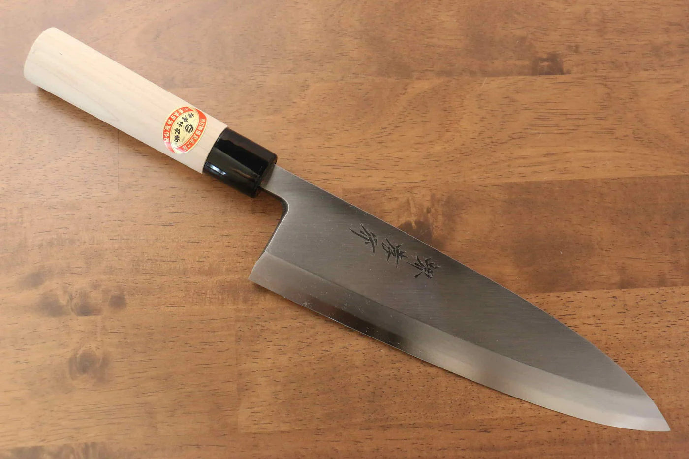 Sakai Takayuki Kasumitogi White Steel (เหล็กกล้าขาว) มีด Deba มีดทำครัวญี่ปุ่น 240mm ด้ามต้นเเมกโนเลีย