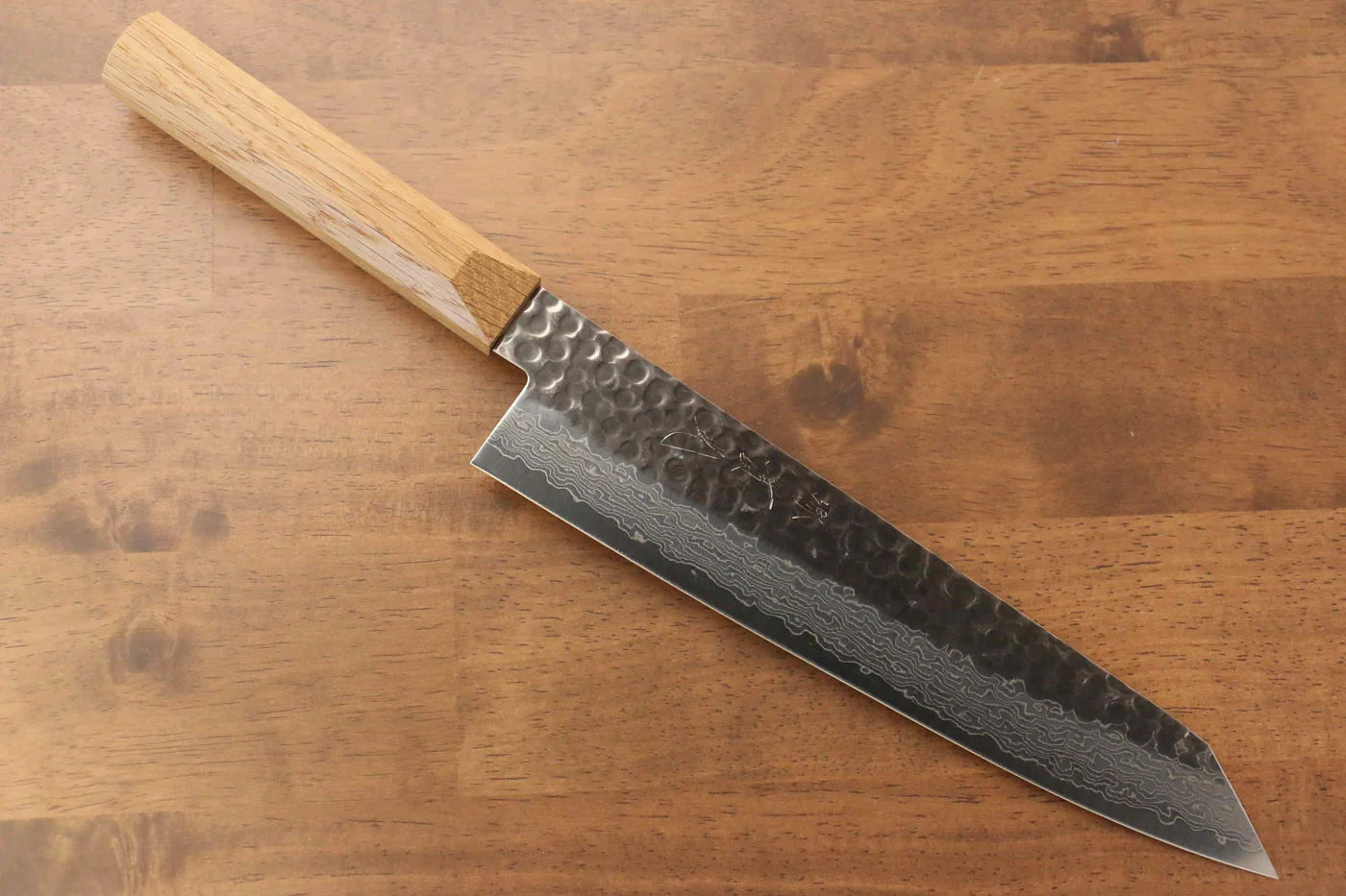 Jikko VG10 17 ชั้น มีดกิวโตะ Gyuto มีดทำครัวญี่ปุ่น 230mm ด้ามไม้โอ๊ค