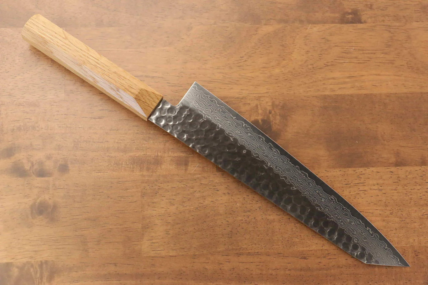 Jikko VG10 17 ชั้น มีดกิวโตะ Gyuto มีดทำครัวญี่ปุ่น 230mm ด้ามไม้โอ๊ค