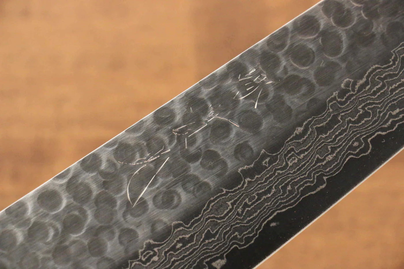 Jikko VG10 17 ชั้น มีดกิวโตะ Gyuto มีดทำครัวญี่ปุ่น 230mm ด้ามไม้โอ๊ค