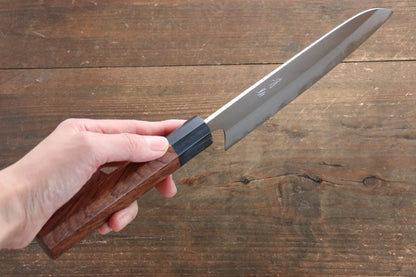Seisuke White Steel (เหล็กกล้าขาว) ขัด มีด Santoku มีดทำครัวญี่ปุ่น 165mm ด้ามฮอนดูรัส