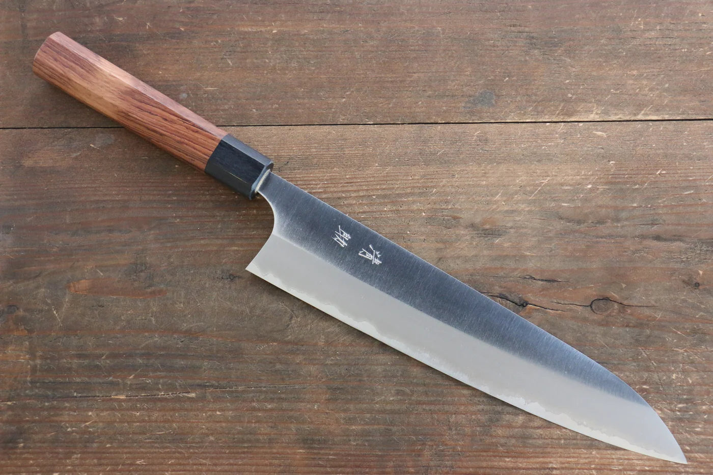 Seisuke White Steel (เหล็กกล้าขาว) ขัด มีดกิวโตะ Gyuto มีดทำครัวญี่ปุ่น 240mm ด้ามฮอนดูรัส