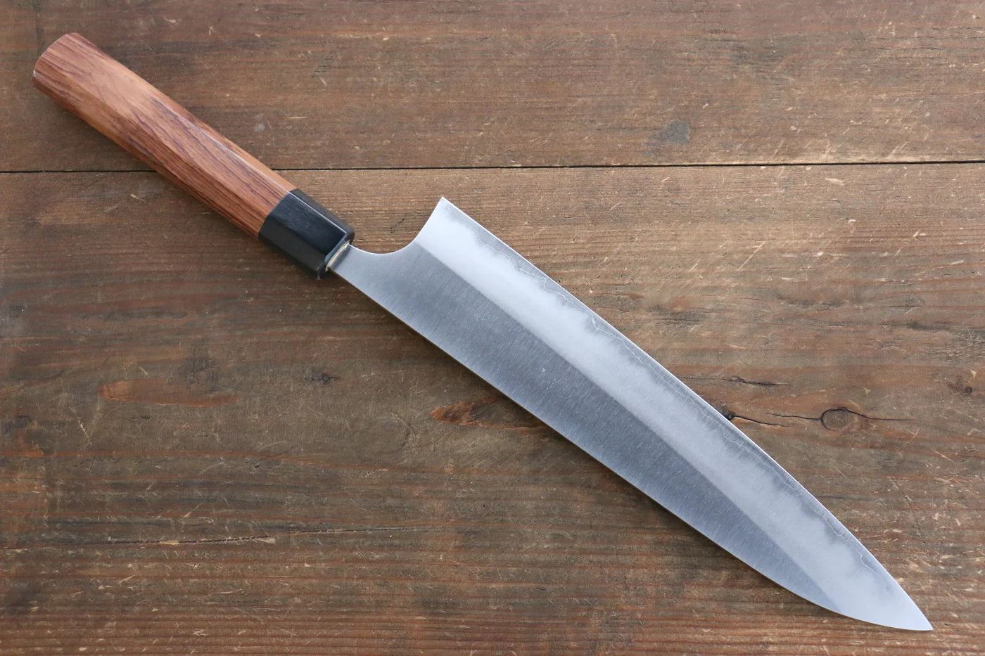 Seisuke White Steel (เหล็กกล้าขาว) ขัด มีดกิวโตะ Gyuto มีดทำครัวญี่ปุ่น 240mm ด้ามฮอนดูรัส