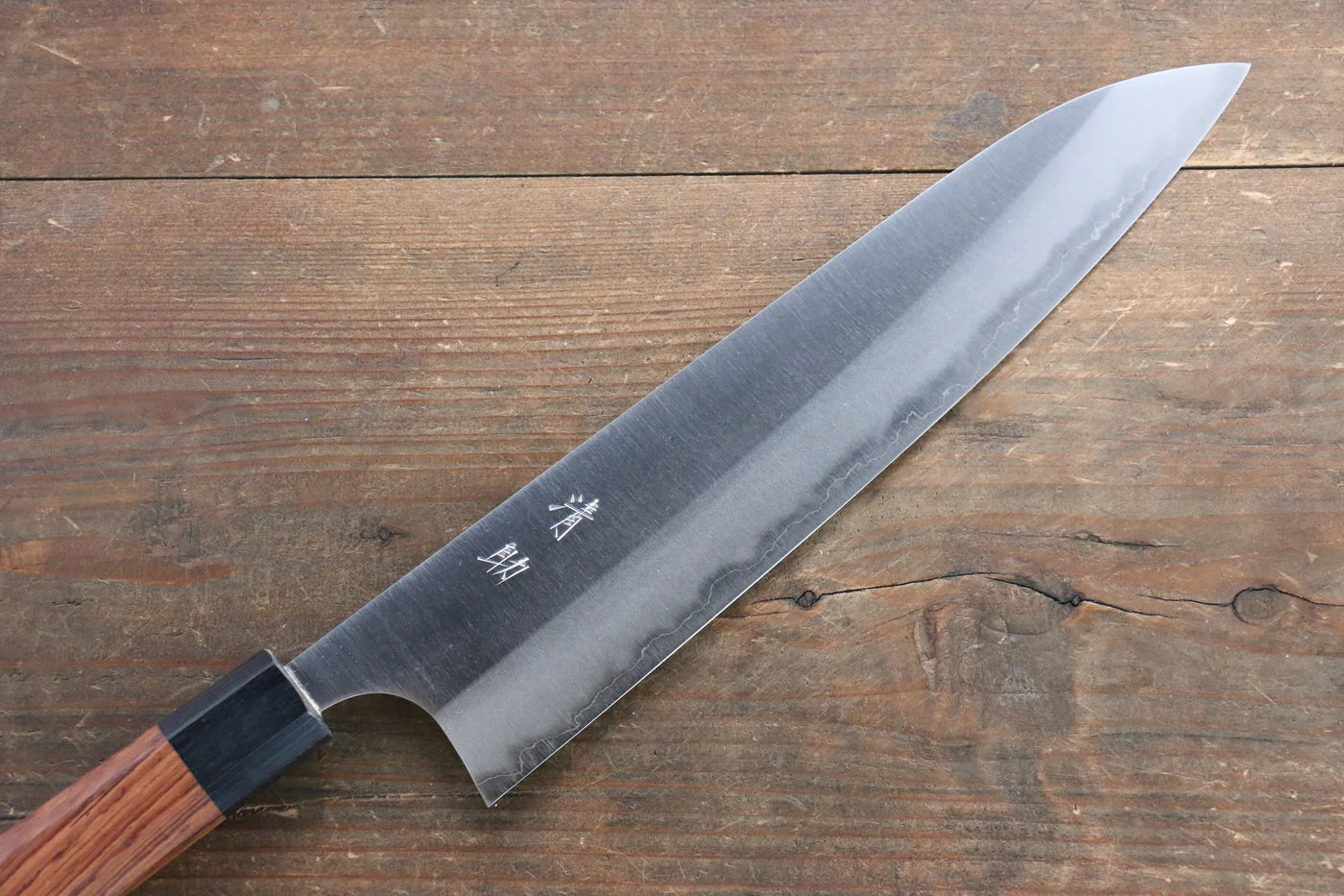 Seisuke White Steel (เหล็กกล้าขาว) ขัด มีดกิวโตะ Gyuto มีดทำครัวญี่ปุ่น 240mm ด้ามฮอนดูรัส
