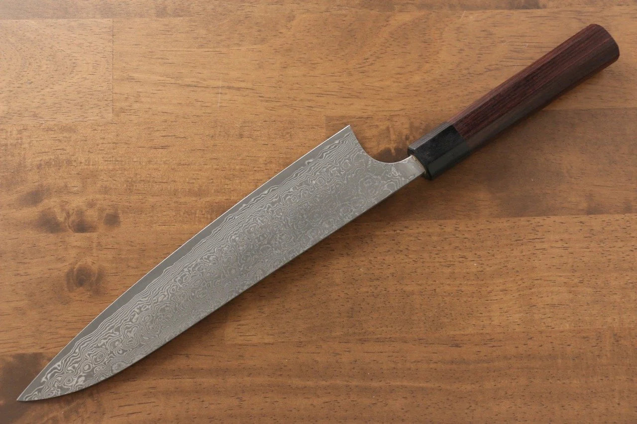 Masakage Kumo VG10 ดามัสกัส มีดกิวโตะ Gyuto มีดทำครัวญี่ปุ่น 240mm ด้ามไม้พะยูง