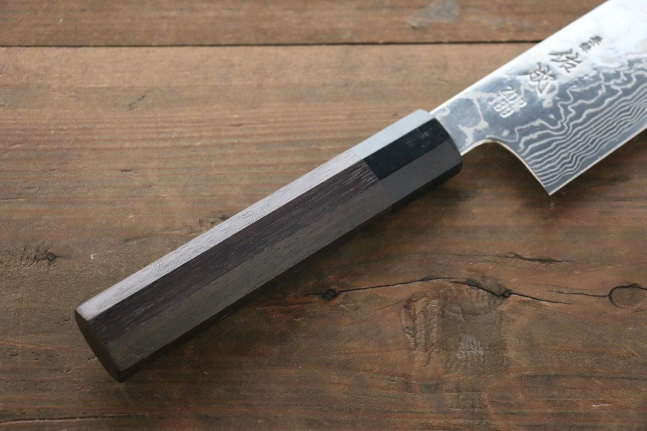 Sukenari ZDP189 ดามัสกัส มีด Kiritsuke Gyuto มีดทำครัวญี่ปุ่น 240mm ด้ามไม้พะยูง