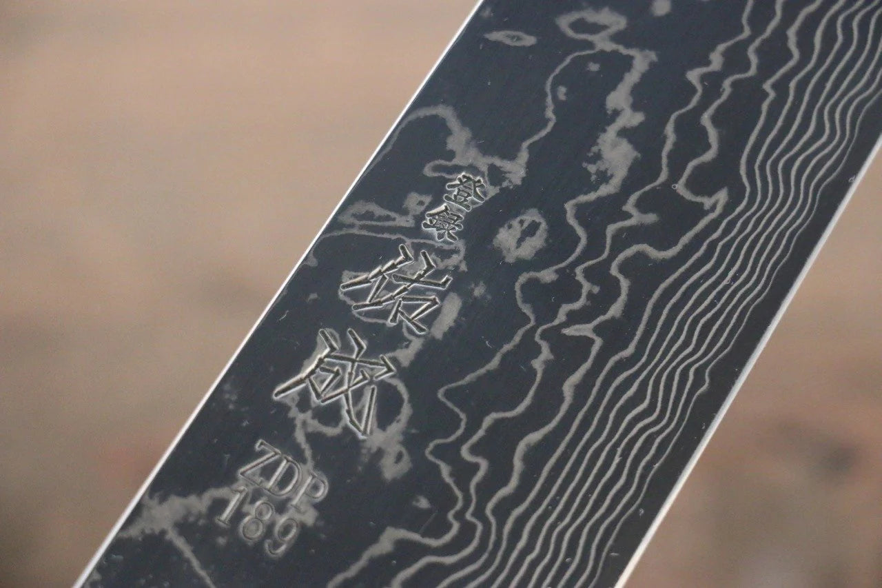 Sukenari ZDP189 ดามัสกัส มีด Kiritsuke Gyuto มีดทำครัวญี่ปุ่น 240mm ด้ามไม้พะยูง