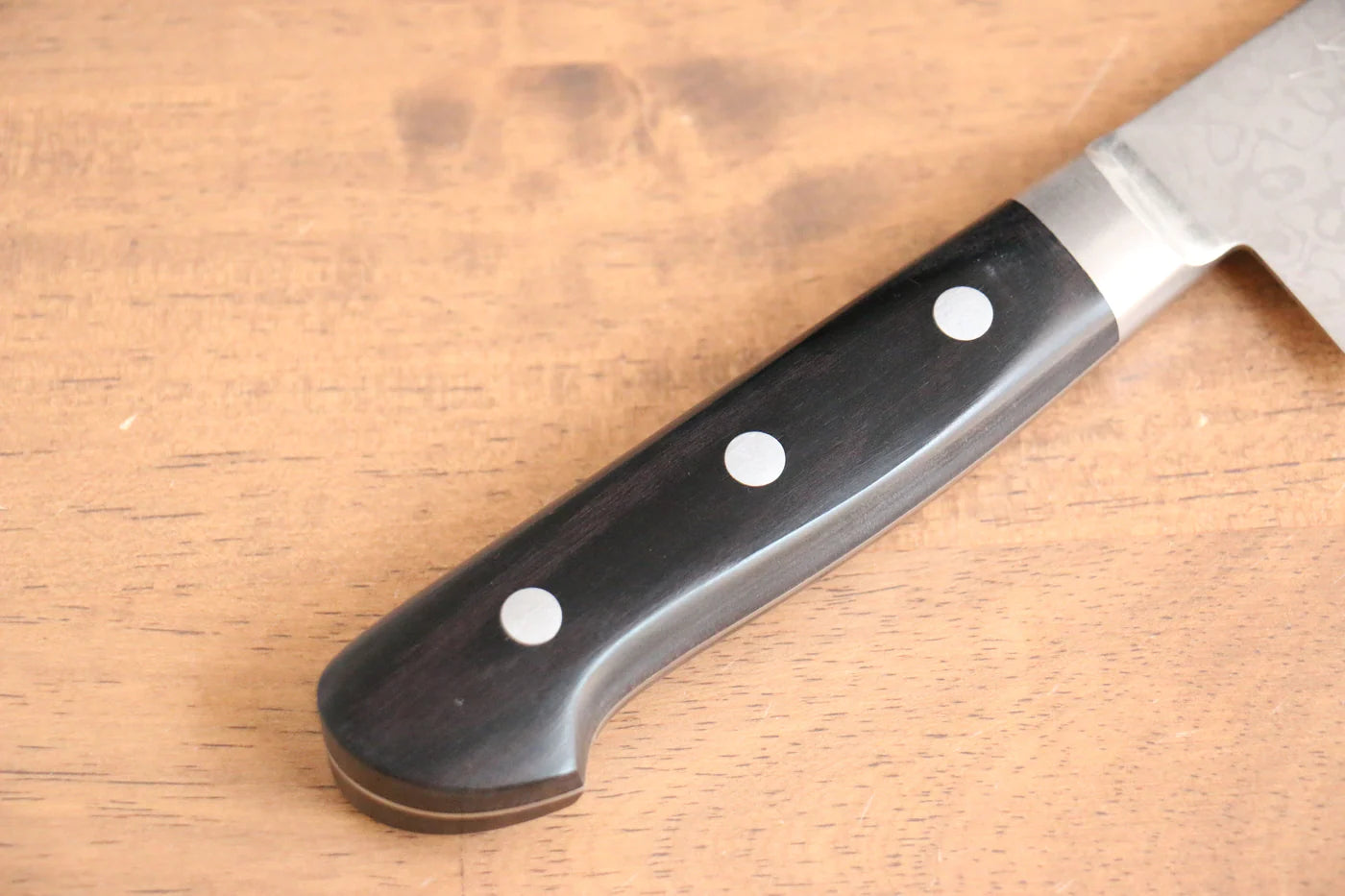 Seisuke VG10 ดามัสกัส 8 ชั้น ขัด มีดหั่นผัก Nakiri มีดทำครัวญี่ปุ่น 165mm ด้ามไม้ Pakka wood สีดำ