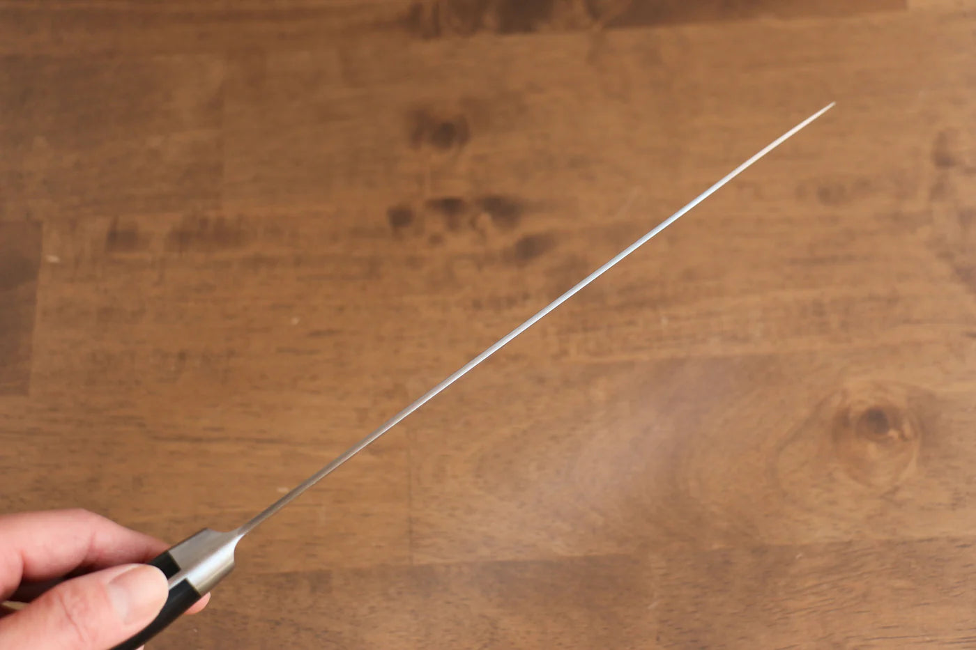 Seisuke VG10 ดามัสกัส 8 ชั้น ขัด มีดกิวโตะ Gyuto มีดทำครัวญี่ปุ่น 210mm ด้ามไม้ Pakka wood สีดำ