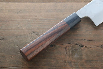 Hideo Kitaoka Blue Steel (บลูสตีล) No.2 ดามัสกัส มีด Usubaทรงสี่เหลี่ยม มีดทำครัวญี่ปุ่น 180mm ด้ามไม้พะยูง
