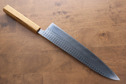 Yu Kurosaki Senko R2/SG2 ลายค้อนตี มีดกิวโตะ Gyuto มีดทำครัวญี่ปุ่น 270mm ด้ามไม้โอ๊กเคลือบ