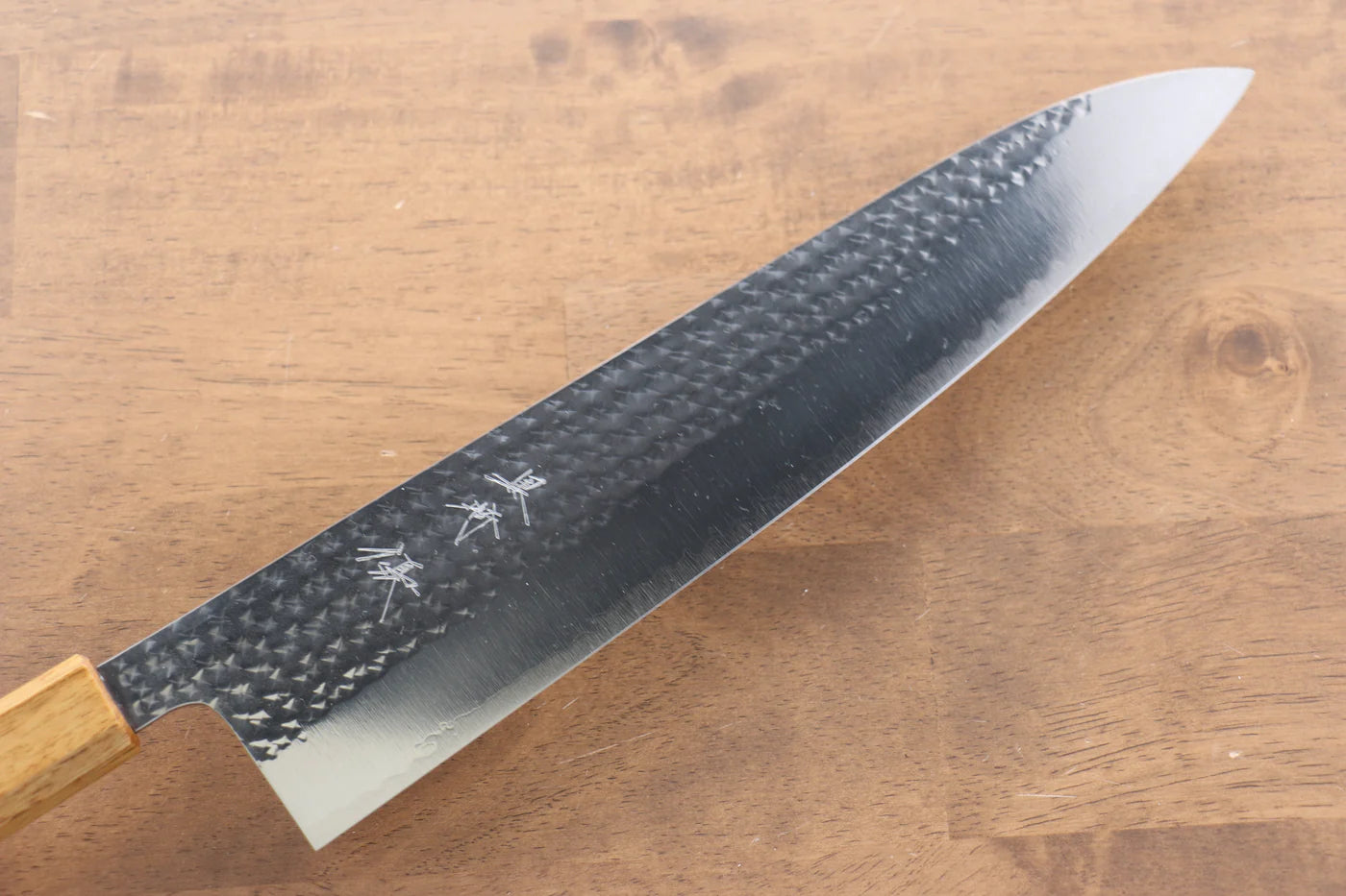 Yu Kurosaki Senko R2/SG2 ลายค้อนตี มีดกิวโตะ Gyuto มีดทำครัวญี่ปุ่น 270mm ด้ามไม้โอ๊กเคลือบ