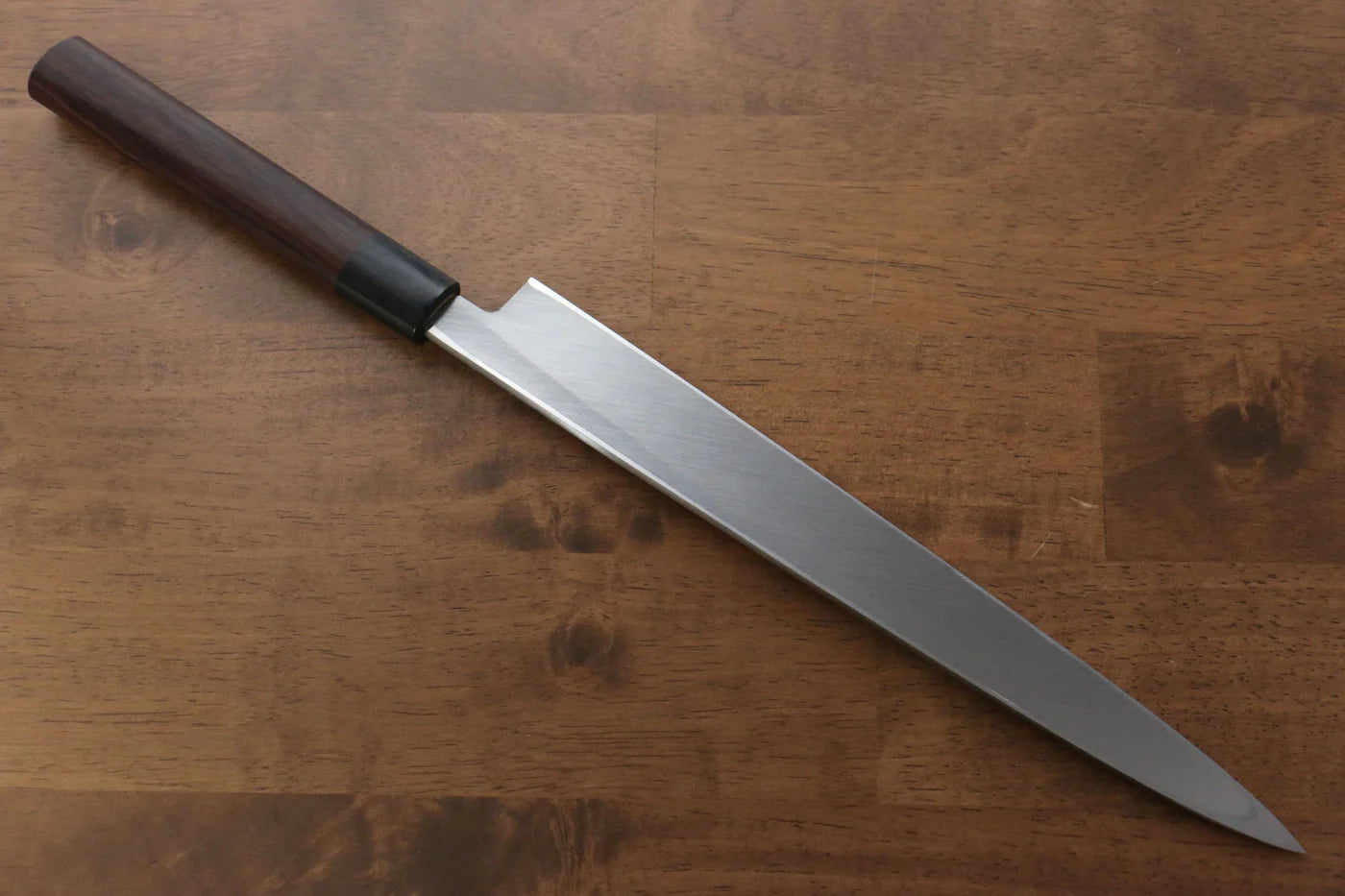 Jikko White Steel (เหล็กกล้าขาว) No.2 มีด Yanagiba มีดทำครัวญี่ปุ่น 270mm ด้ามไม้พะยูง