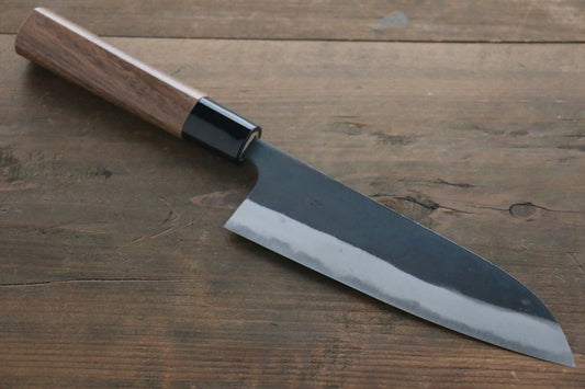 Nao Yamamoto Blue Steel (บลูสตีล) No.2 Kurouchi มีด Santoku มีดทำครัวญี่ปุ่น 165mm
