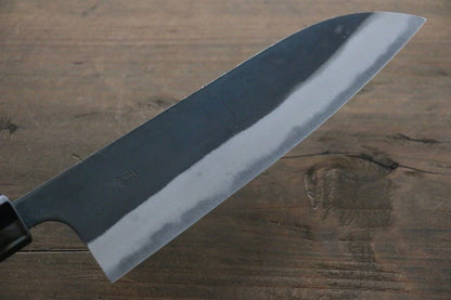 Nao Yamamoto Blue Steel (บลูสตีล) No.2 Kurouchi มีด Santoku มีดทำครัวญี่ปุ่น 165mm