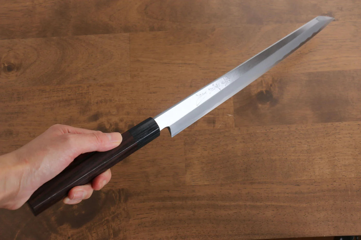 Jikko White Steel (เหล็กกล้าขาว) No.2 มีด Kiritsuke Yanagiba มีดทำครัวญี่ปุ่น 270mm ด้ามไม้พะยูง