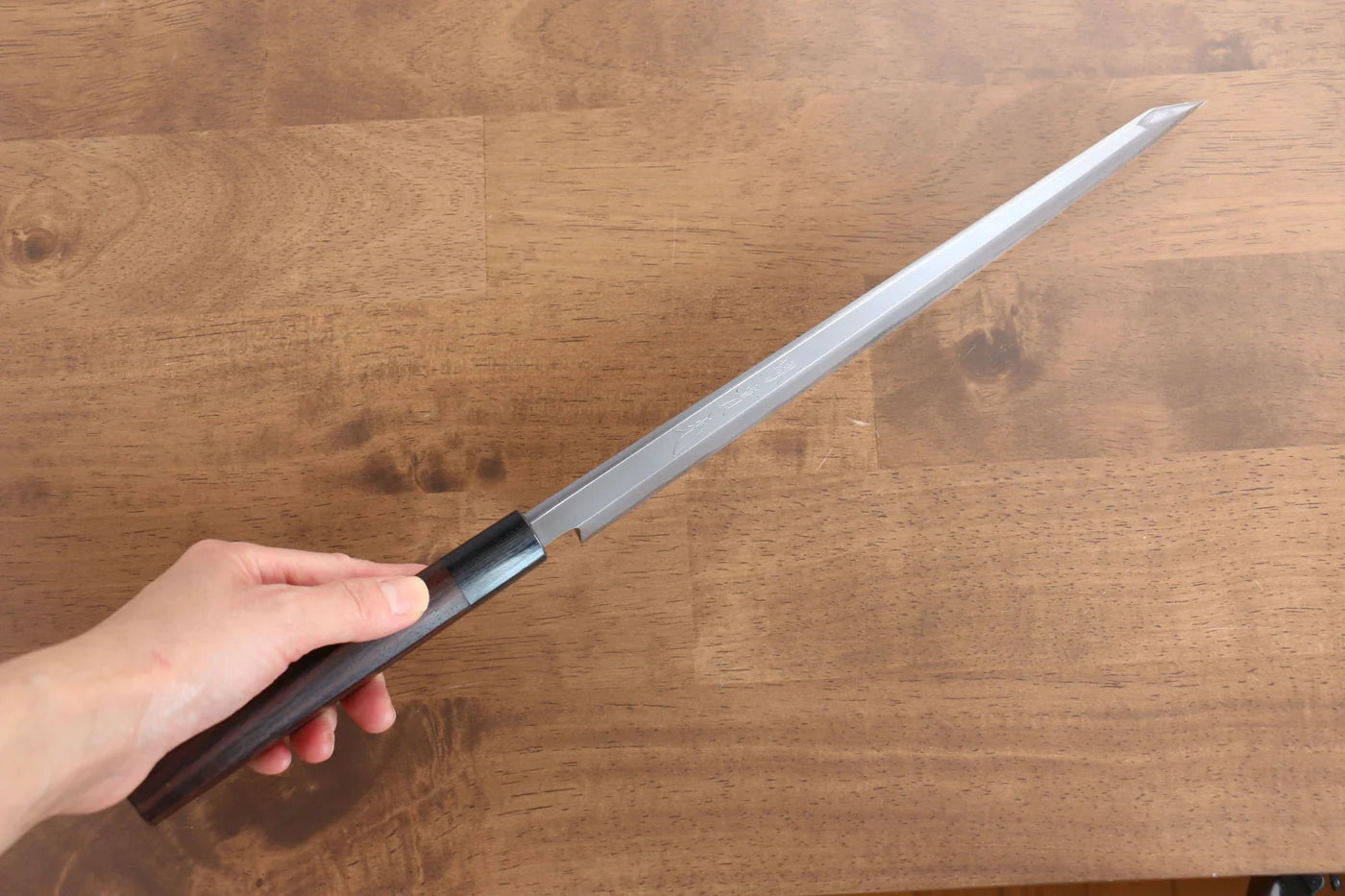 Jikko White Steel (เหล็กกล้าขาว) No.2 มีด Kiritsuke Yanagiba มีดทำครัวญี่ปุ่น 270mm ด้ามไม้พะยูง