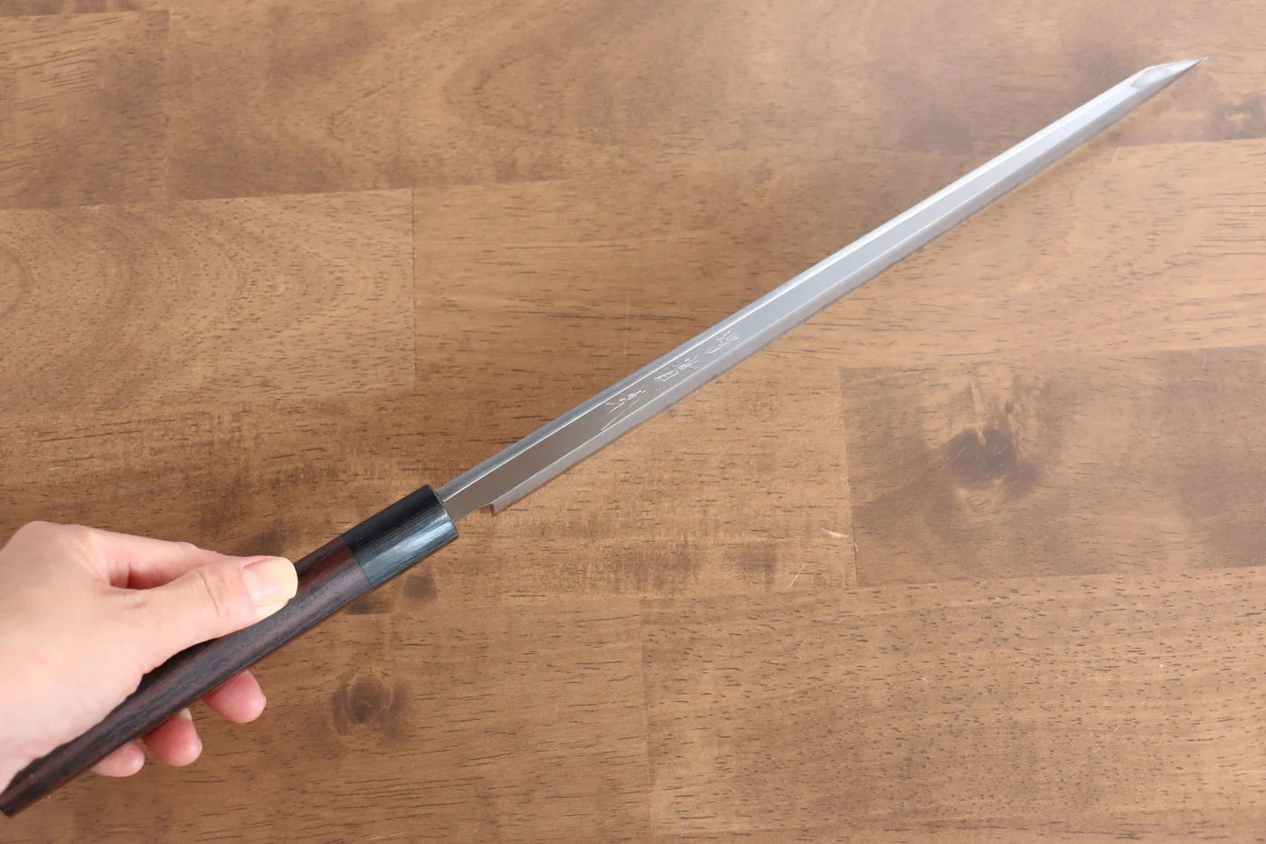Jikko White Steel (เหล็กกล้าขาว) No.2 มีด Kiritsuke Yanagiba มีดทำครัวญี่ปุ่น 270mm ด้ามไม้พะยูง