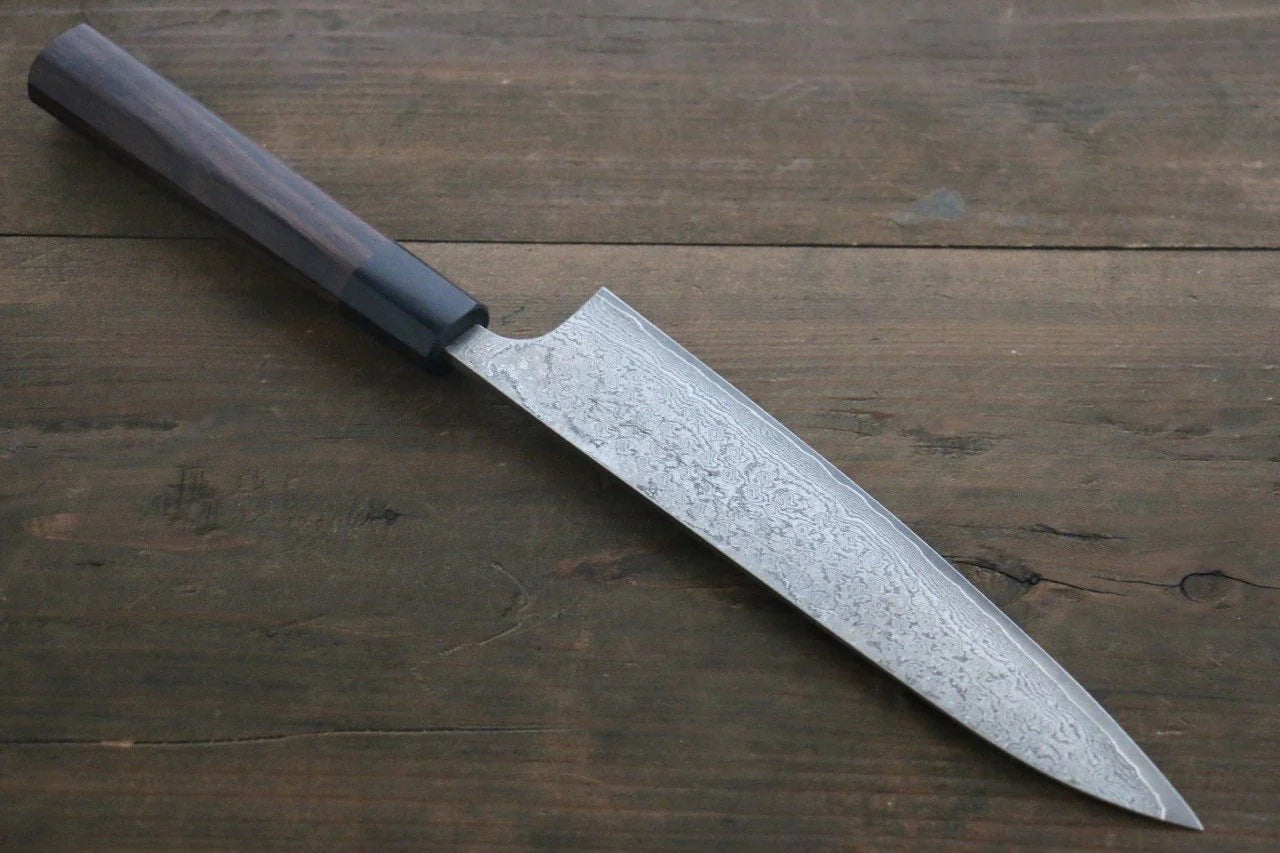 Nao Yamamoto VG10 ดามัสกัสดำ มีดกิวโตะ Gyuto มีดทำครัวญี่ปุ่น 210ｍｍ