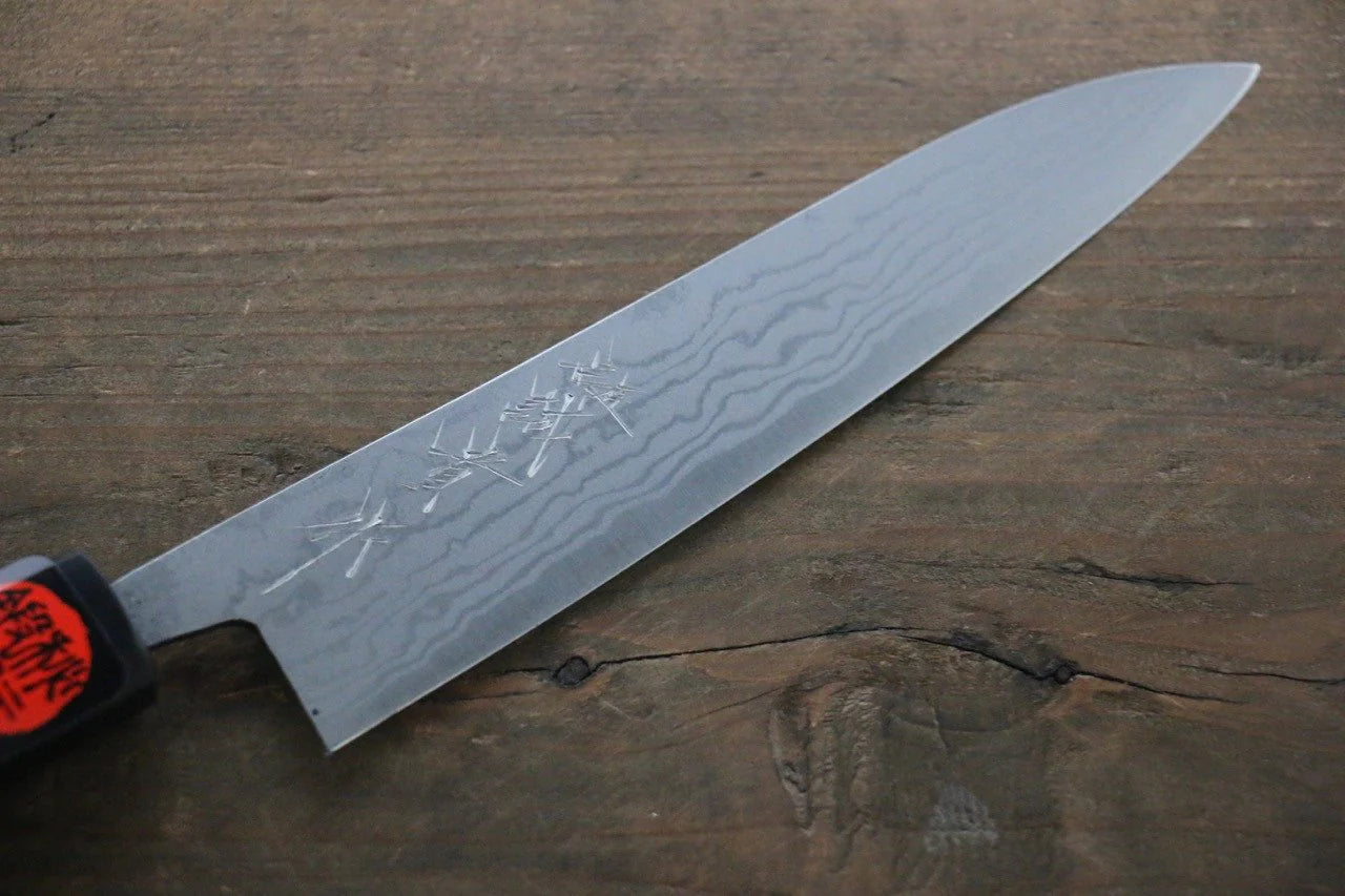 Shigeki Tanaka Blue Steel (บลูสตีล) No.2 ดามัสกัส มีดขนาดเล็ก  Petty มีดทำครัวญี่ปุ่น 150mm ด้ามไม้วอลนัท