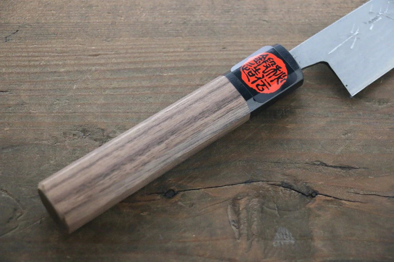 Shigeki Tanaka Blue Steel (บลูสตีล) No.2 ดามัสกัส มีดขนาดเล็ก  Petty มีดทำครัวญี่ปุ่น 150mm ด้ามไม้วอลนัท