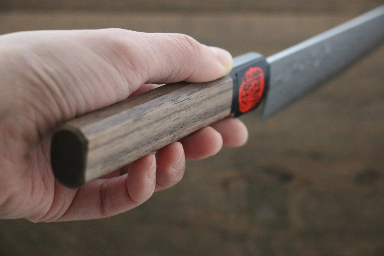 Shigeki Tanaka Blue Steel (บลูสตีล) No.2 ดามัสกัส มีดขนาดเล็ก  Petty มีดทำครัวญี่ปุ่น 150mm ด้ามไม้วอลนัท