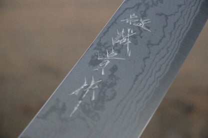 Shigeki Tanaka Blue Steel (บลูสตีล) No.2 ดามัสกัส มีดกิวโตะ Gyuto มีดทำครัวญี่ปุ่น 180mm ด้ามไม้วอลนัท